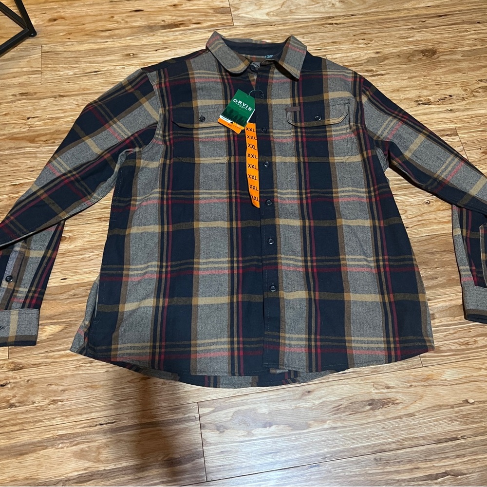 Orvis Heavyweight Flannel Long Sleeve - Picture 2 of 7